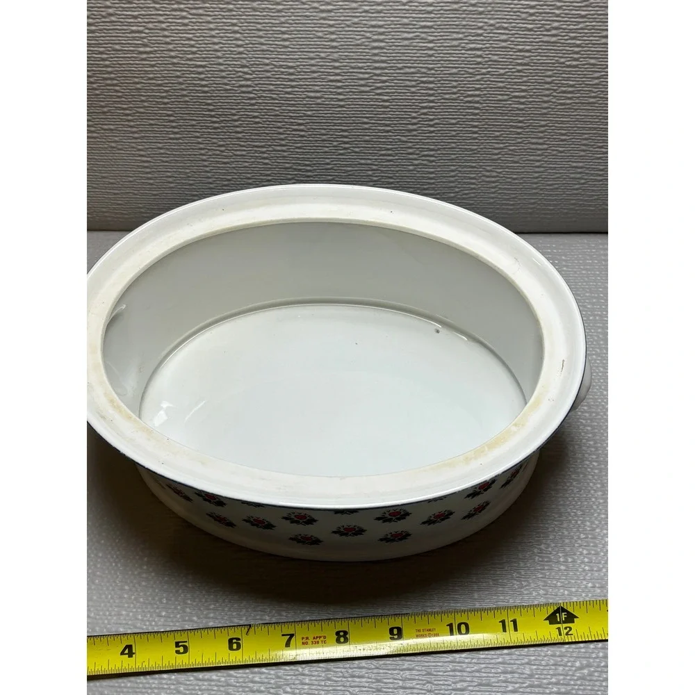 Schmid‎ Brasserie Souleiado Print Oval Covered Casserole Dish French Provencal